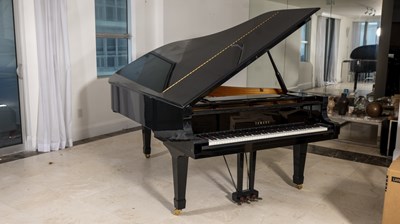 Lot 211 - Yamaha Model C7 Ebonized Grand Piano