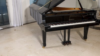 Lot 211 - Yamaha Model C7 Ebonized Grand Piano