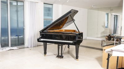 Lot 211 - Yamaha Model C7 Ebonized Grand Piano