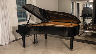 Lot 211 - Yamaha Model C7 Ebonized Grand Piano