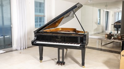 Lot 211 - Yamaha Model C7 Ebonized Grand Piano