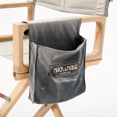 Lot 576 - Jerry Herman's Mack and Mabel Canvas and Teak Director's Chair