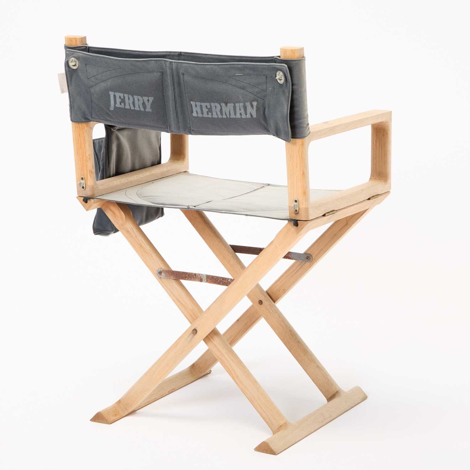 Lot 576 - Jerry Herman's Mack and Mabel Canvas and Teak Director's Chair