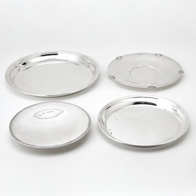 Lot 247 - Four American Sterling Silver Trays