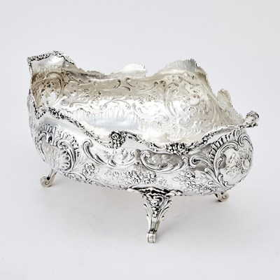 Lot 310 - French Louis XV Style Sterling Silver Jardinière Centerpiece