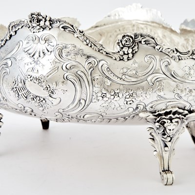 Lot 310 - French Louis XV Style Sterling Silver Jardinière Centerpiece
