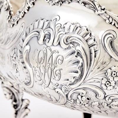 Lot 310 - French Louis XV Style Sterling Silver Jardinière Centerpiece