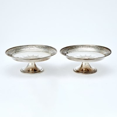 Lot 311 - Pair of Tiffany & Co. Sterling Silver Compotes