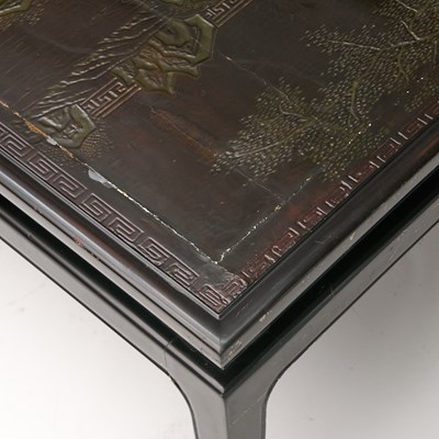 Lot 116 - Chinese Black Lacquered Low Table