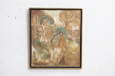 Lot 218 - Mother & Child