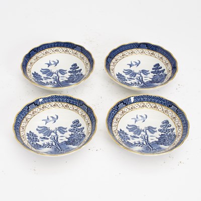 Lot 233 - Set of Four Blue & White Booths Condiment Bowls