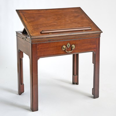 Lot 133 - George III Mahogany Architect's Desk