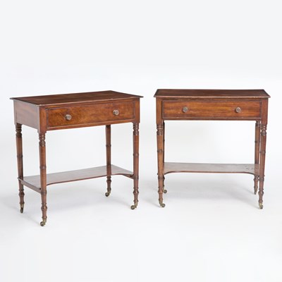 Lot 199 - Pair of Regency Mahogany Wash Stands