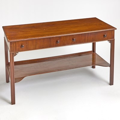 Lot 182 - George III Style Mahogany Library Table