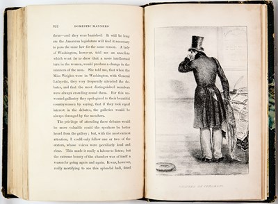 Lot 214 - Mrs. Trollope's view of Americans, with satirical plates