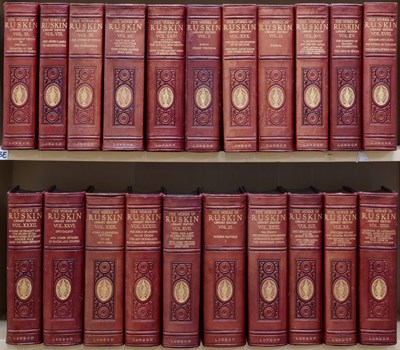 Lot 141 - The Library Edition of Ruskin