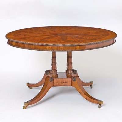 Lot 752 - William IV Inlaid Mahogany Breakfast Table