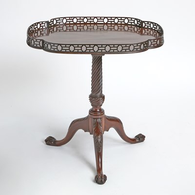 Lot 716 - George III Mahogany Tea Table