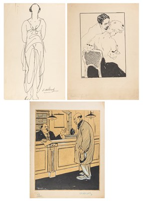 Lot 287 - Thirty drawings for French fin-de-siecle publications