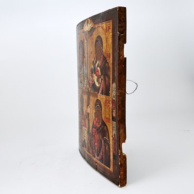 Lot 522 - Russian Quadripartite Icon