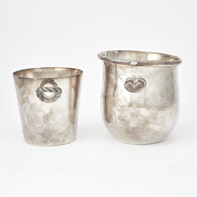 Lot 223 - Two Hermes Silver Plated Ice Buckets