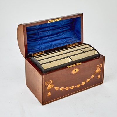 Lot 135 - Group of Five Vintage Inlaid Wood Boxes