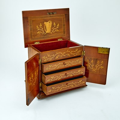 Lot 136 - Group of Four Vintage Inlaid Wood Boxes