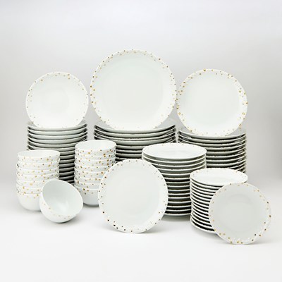 Lot 277 - Haas Brothers L’Objet Mojave Pattern Porcelain Partial Dinner Service