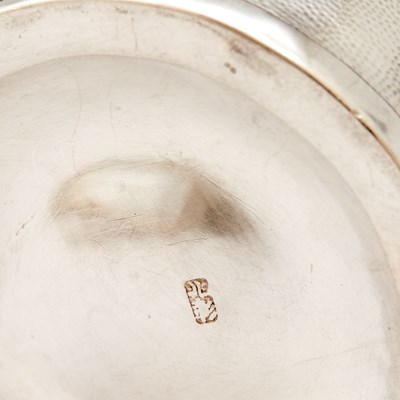 Lot 203 - Chinese Export Silver “Dragon” Cocktail Shaker and Six Beakers