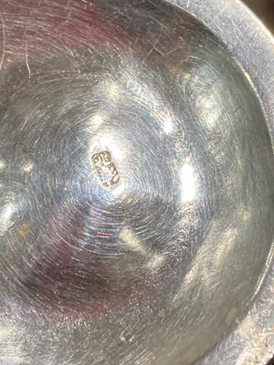 Lot 203 - Chinese Export Silver “Dragon” Cocktail Shaker and Six Beakers