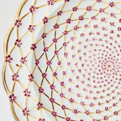 Lot 179 - Haviland Limoges Porcelain Reproduction Private Service "Empress of Russia" Plate