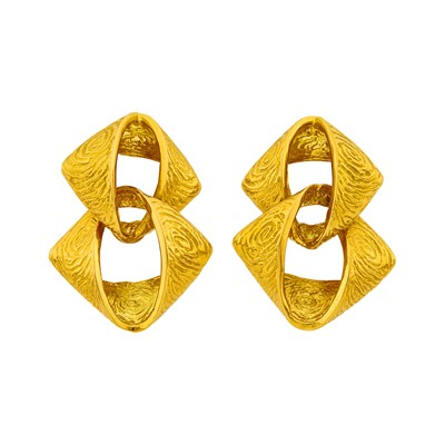 Lot 2006 - Pair of Gold Earrings