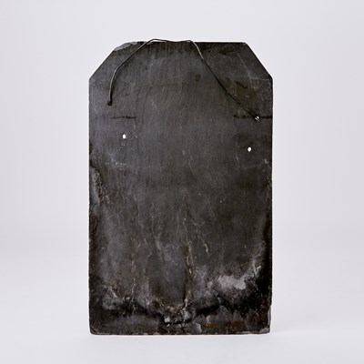 Lot 180 - Painted Cat on a Slate