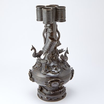 Lot 92 - An Exceptional Chinese Bronze Arrow Vase, Touhu