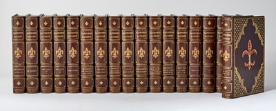 Lot 613 - A fine set with inlaid bindings