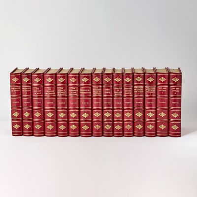 Lot 677 - A finely bound set of the works of Charles Darwin