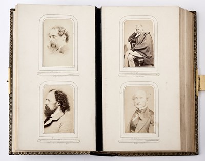 Lot 610 - An attractive 19th century album of carte-de-visites