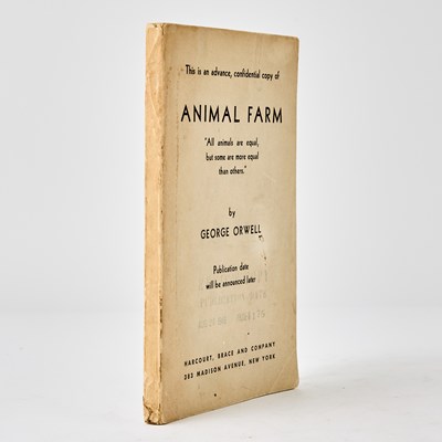 Lot 789 - Advance Review copy of Animal Farm