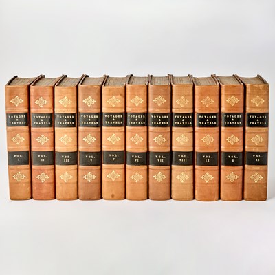 Lot 577 - A complete set of Phlllips's modern and contemporary voyages and travels