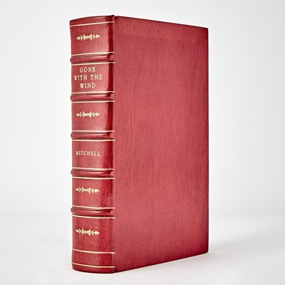 Lot 788 - Gone with the Wind in a scarlet binding