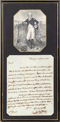 Lot 81 - An 1808 letter from Jefferson's Vice President George Clinton