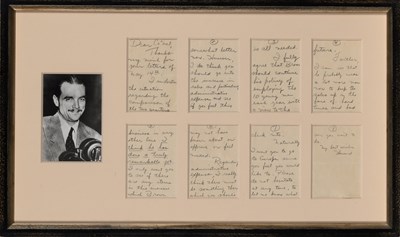 Lot 13 - A scarce autograph letter by Howard Hughes