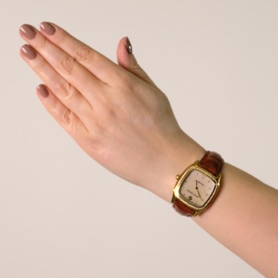 Lot 29 - David Yurman Gold, Mother-of-Pearl and Diamond 'Thoroughbred' Wristwatch, Ref. 1708/T303-S88