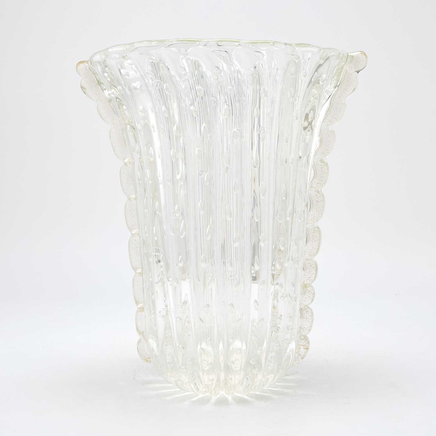 Lot 300 - Italian Colorless Glass Vase