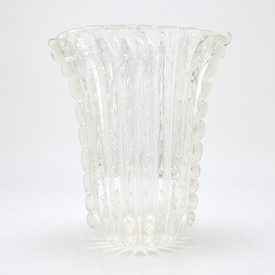 Lot 300 - Italian Colorless Glass Vase