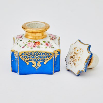 Lot 231 - Continental Gilt-Metal Mounted Porcelain Covered Box