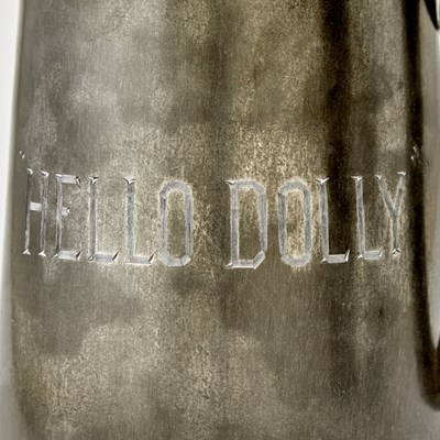 Lot 216 - Pair of English Pewter Mugs