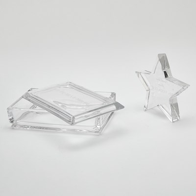 Lot 201 - Two Tiffany & Co. Engraved Glass Articles