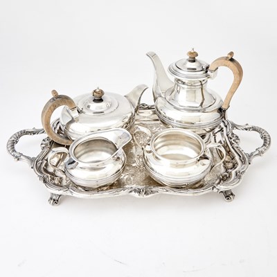 Lot 252 - Elizabeth II Sterling Silver Tea and Coffee Service