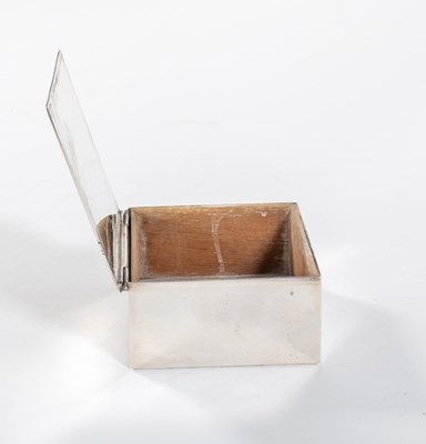 Lot 232 - Tiffany & Co. Sterling Silver Hello, Dolly! Cigarette Box